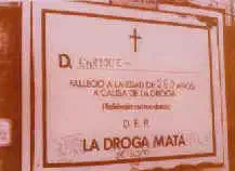La droga mata