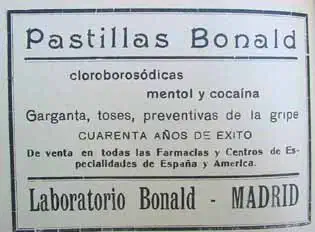 Cocaina Bonald 1932