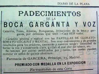 Cocaína Garcera (1898)